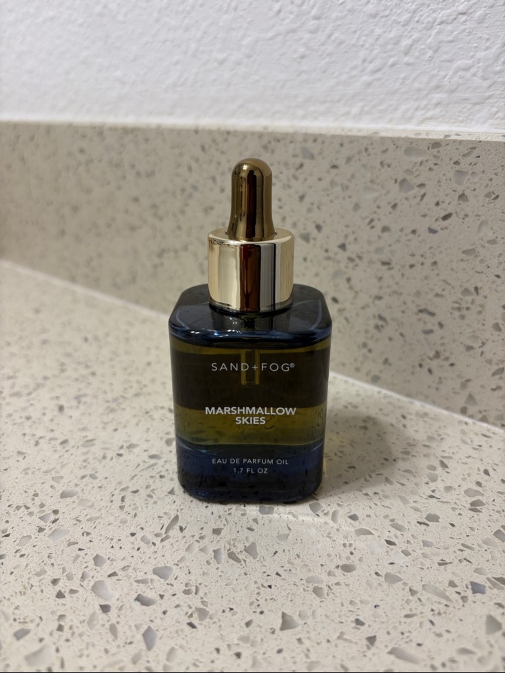 SAND+FOG Marshmallow Skies Body & Fragrance Oil — Blue and Gold